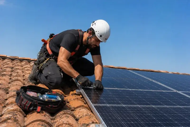 Maintenance et monitoring de panneaux solaires à Piré-Chancé