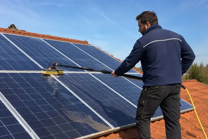 Nettoyage et entretien de panneaux solaires à Piré-Chancé